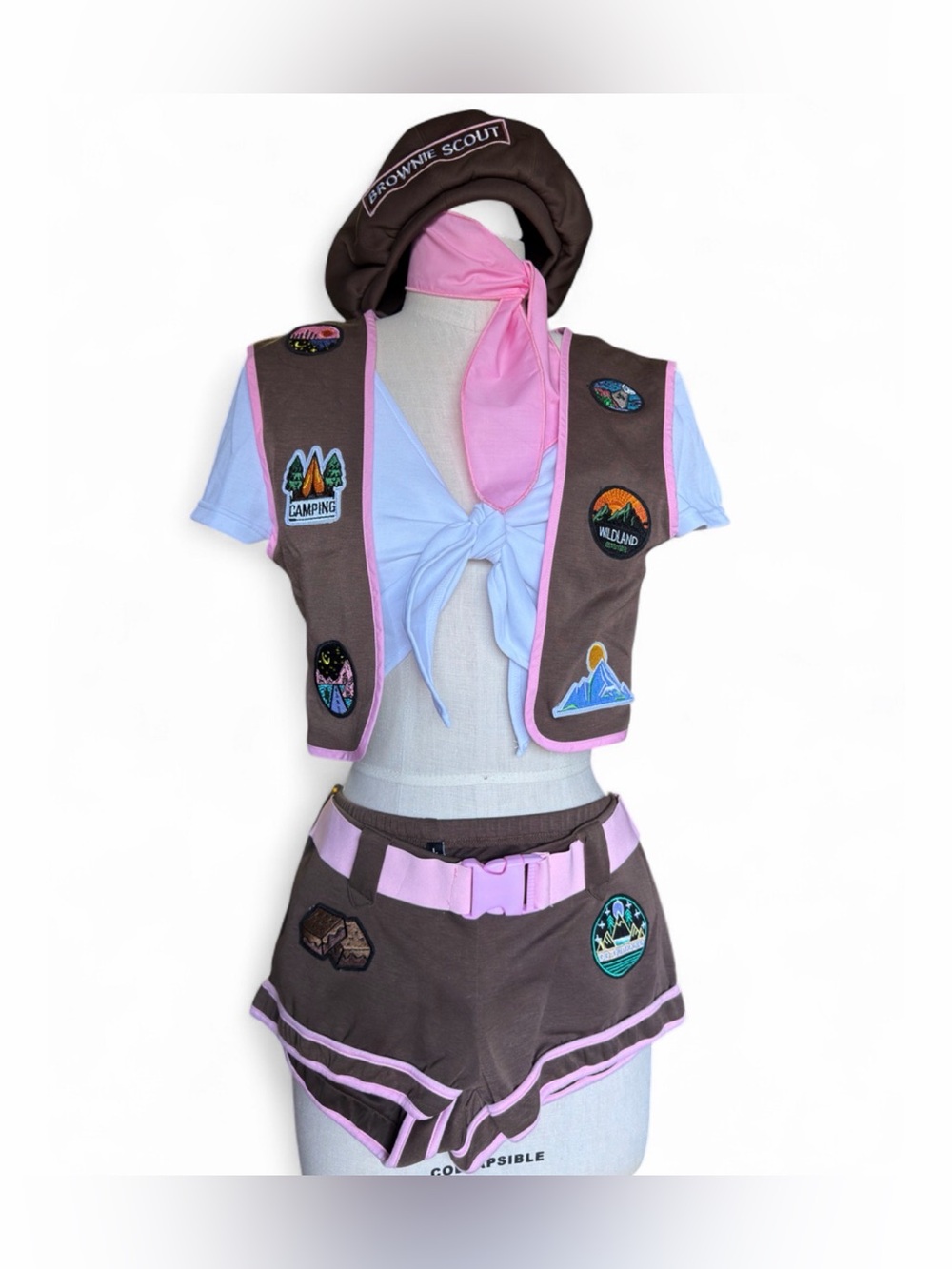 NWT Dolls Kill Trickz N' Treatz adventure brownie scout costume Large (medium)